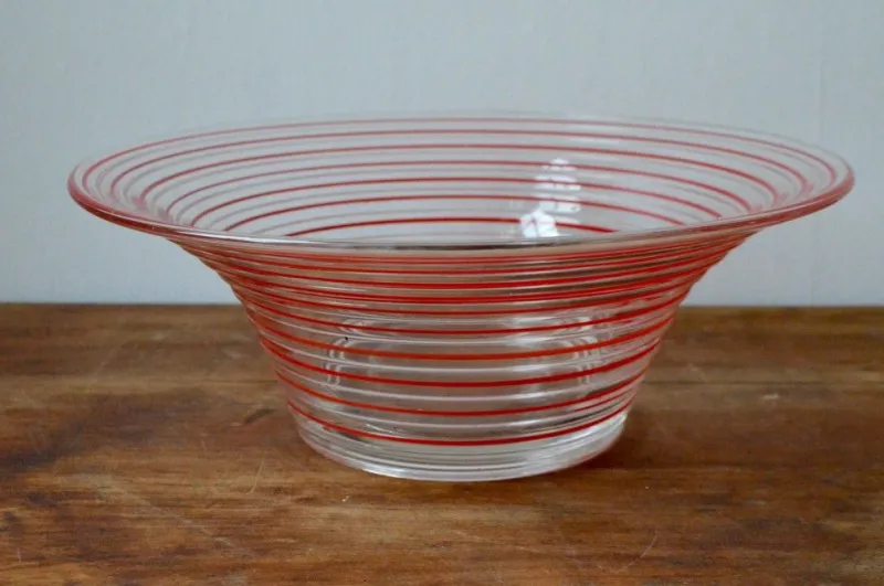 Discount Pamono Vintage Danish Glass Salad Bowl & Pitcher by Jacob E. Bang for Holmegaard, Set of 2