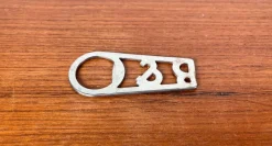 Pamono Vintage Danish Metal Bottle Opener from Bang & Olufsen, 1970s><noscript><img width=
