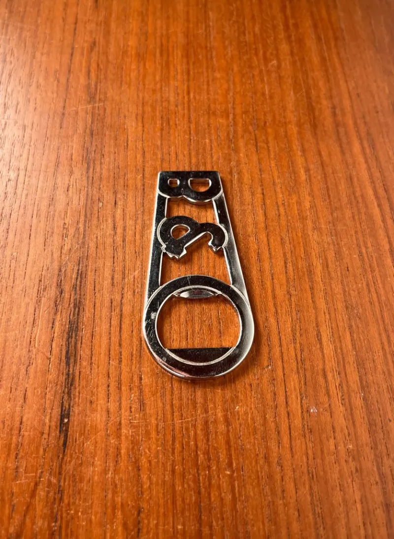 Pamono Vintage Danish Metal Bottle Opener from Bang & Olufsen, 1970s