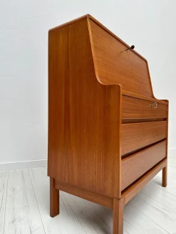 Pamono Vintage Danish Model 88 Secretary in Teak by Arne Wahl Iversen for Vinde Møbelfabrik, 1960s> Secretaires