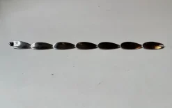 Pamono Vintage Danish Modern Silver Bracelet with Leaves from AJ Sterling, 1960s><noscript><img width=