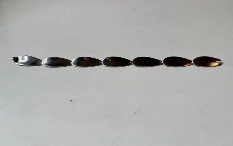 Pamono Vintage Danish Modern Silver Bracelet with Leaves from AJ Sterling, 1960s> Bracelets