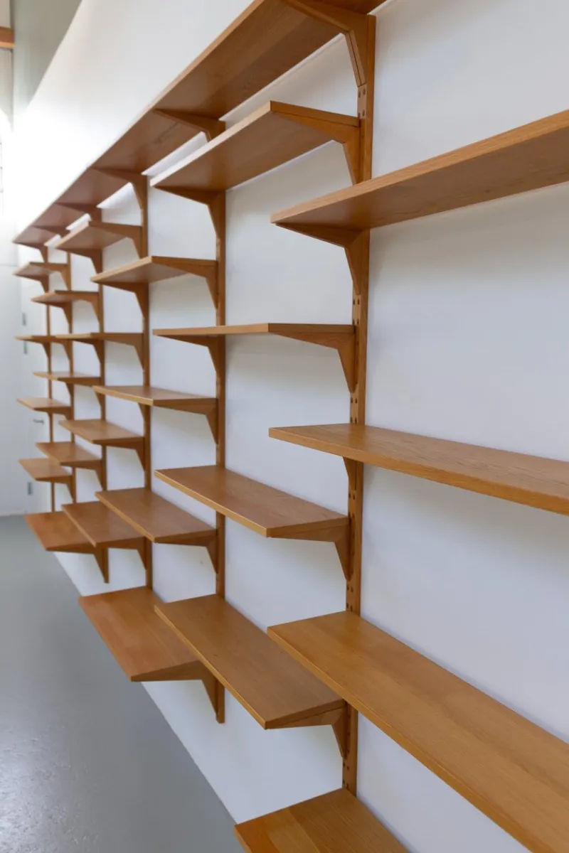 Sale Pamono Vintage Danish Oak Modular Wall Unit by Poul Cadovius for Cado, 1960s