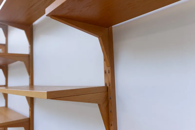 Sale Pamono Vintage Danish Oak Modular Wall Unit by Poul Cadovius for Cado, 1960s