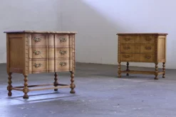 New Pamono Vintage Danish Oak Nightstands by Henning Kjærnulf, 1960s, Set of 2