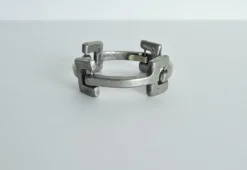 Pamono Vintage Danish Pewter Bracelet, 1970s><noscript><img width=