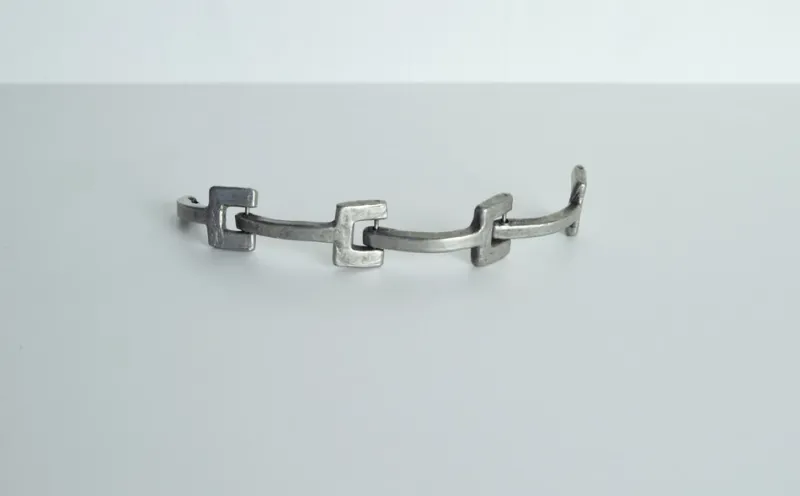 Pamono Vintage Danish Pewter Bracelet, 1970s> Bracelets