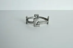 Pamono Vintage Danish Pewter Bracelet, 1970s><noscript><img width=