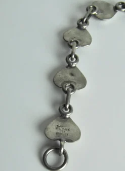Pamono Vintage Danish Pewter Bracelet by Fink Design, 1970s><noscript><img width=