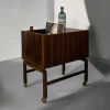 Pamono Vintage Danish Rosewood Bar Trolley by Erling Torvits> Serving Bar Carts & Trolleys