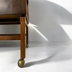 Pamono Vintage Danish Rosewood Bar Trolley by Erling Torvits><noscript><img width=