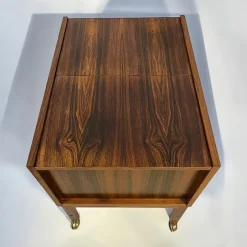 Pamono Vintage Danish Rosewood Bar Trolley by Erling Torvits><noscript><img width=