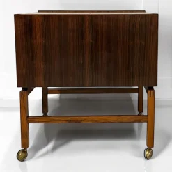 Pamono Vintage Danish Rosewood Bar Trolley by Erling Torvits><noscript><img width=