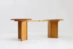 New Pamono Vintage Danish Round Extendable Dining Table in Wood, 1960s