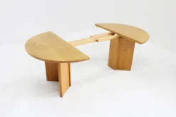 New Pamono Vintage Danish Round Extendable Dining Table in Wood, 1960s