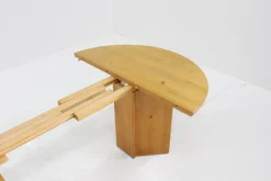 New Pamono Vintage Danish Round Extendable Dining Table in Wood, 1960s