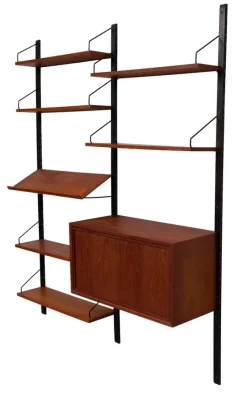 Discount Pamono Vintage Danish Royal Wall System with Magazine Holder by Poul Cadovius, 1960s
