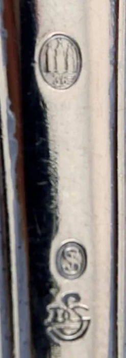 Sale Pamono Vintage Danish Silver Cutlery Set from Cohr, Set of 18