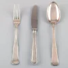Pamono Vintage Danish Silver Dinner Cutlery Set, 1920s, Set of 18