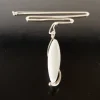 Pamono Vintage Danish Silver Necklace with Porcelain Pendant from Royal Copenhagen, 1960s> Necklaces