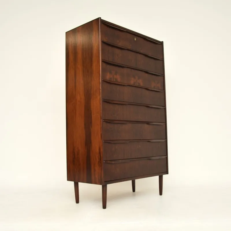 Pamono Vintage Danish Tallboy Chest of Drawers, 1960> Dressers, Commodes & Chests