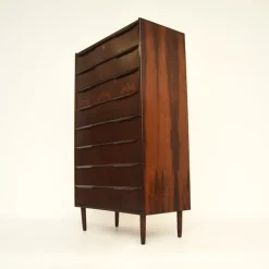 Pamono Vintage Danish Tallboy Chest of Drawers, 1960><noscript><img width=