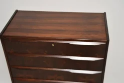 Pamono Vintage Danish Tallboy Chest of Drawers, 1960><noscript><img width=