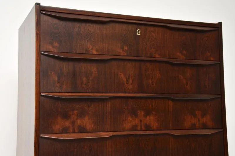 Pamono Vintage Danish Tallboy Chest of Drawers, 1960> Dressers, Commodes & Chests
