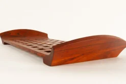New Pamono Vintage Danish Teak and Glass Tray by Jens Quistgaard for IHQ Dansk Designs, 1960s