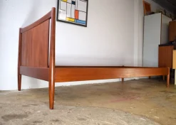 Pamono Vintage Danish Teak Bed Daybed by Soborg Mobler from Søborg Møbelfabrik, 1960s><noscript><img width=