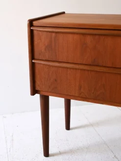 Pamono Vintage Danish Teak Bedside Table, 1960s><noscript><img width=