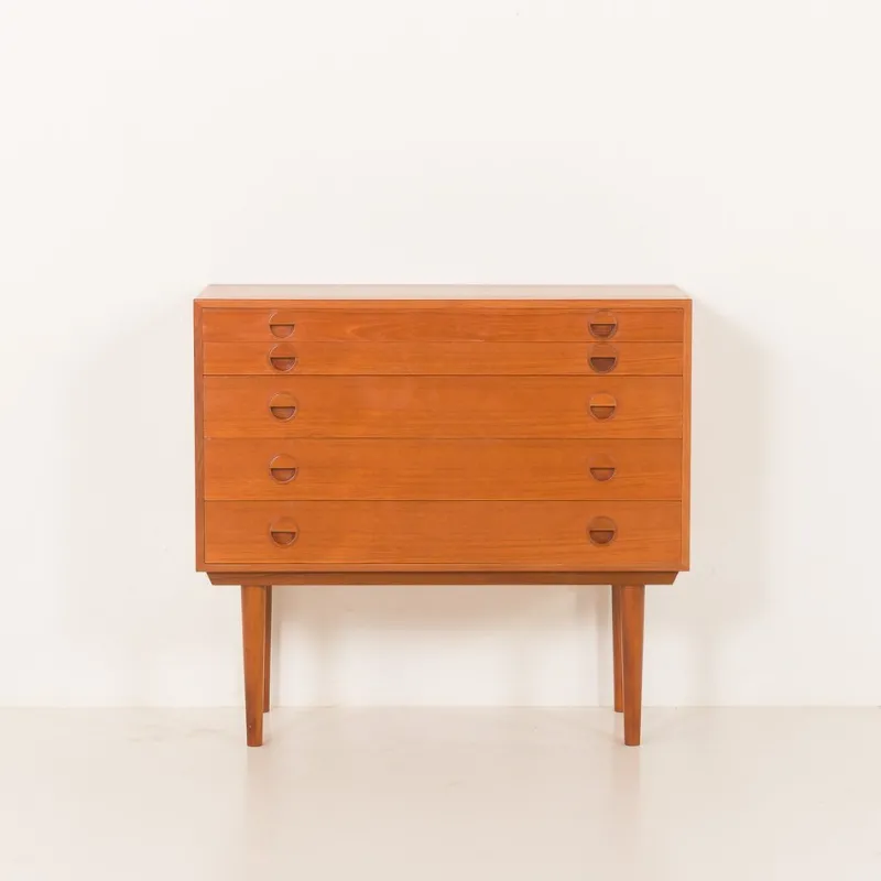 Pamono Vintage Danish Teak Chest of Drawers by Rud Thygesen and Johnny Sørensen for HG Furniture, 1960s> Dressers, Commodes & Chests
