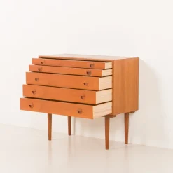 Pamono Vintage Danish Teak Chest of Drawers by Rud Thygesen and Johnny Sørensen for HG Furniture, 1960s><noscript><img width=