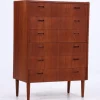 Pamono Vintage Danish Teak Chest of Drawers, 1960s> Dressers, Commodes & Chests