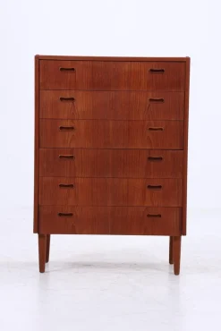 Pamono Vintage Danish Teak Chest of Drawers, 1960s> Dressers, Commodes & Chests