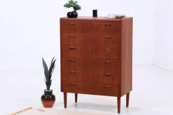 Pamono Vintage Danish Teak Chest of Drawers, 1960s><noscript><img width=