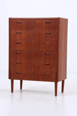Pamono Vintage Danish Teak Chest of Drawers, 1960s><noscript><img width=