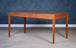 Pamono Vintage Danish Teak Desk by Severin Hansen for Haslev Møbelfabrik, 1950s> Desks