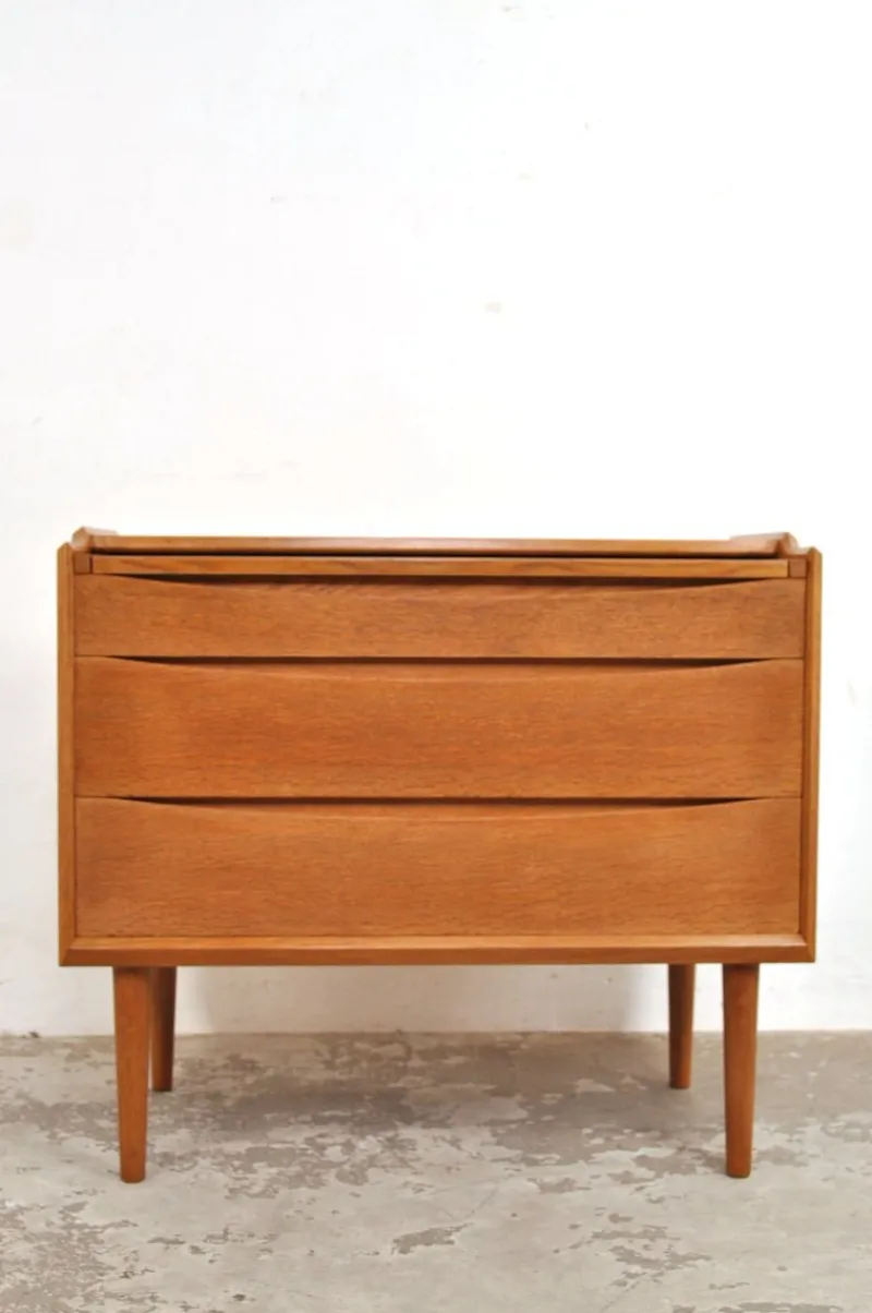 New Pamono Vintage Danish Teak Dressing Table or Chest of Drawers from Ølholm Møbelfabrik, 1960s
