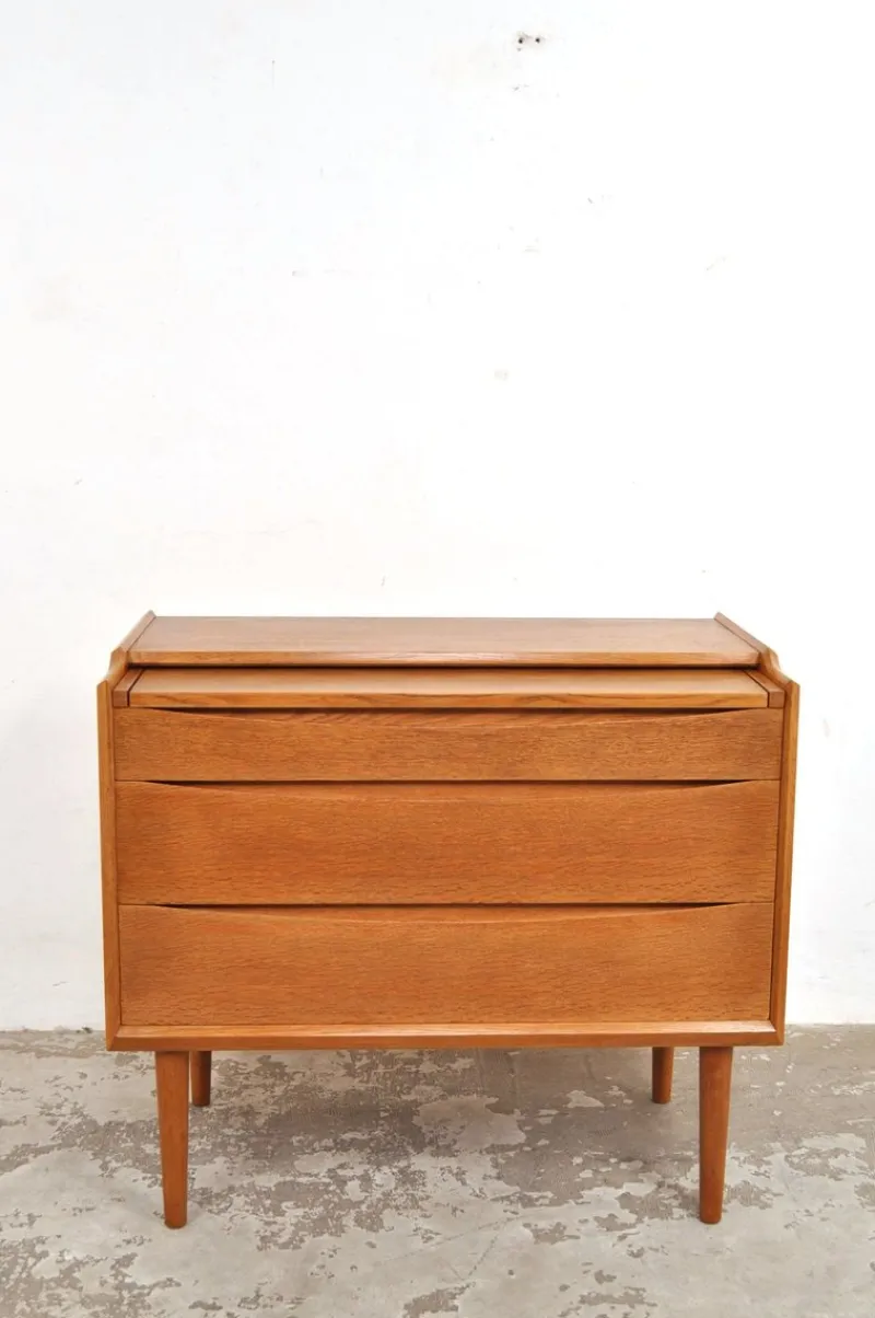 New Pamono Vintage Danish Teak Dressing Table or Chest of Drawers from Ølholm Møbelfabrik, 1960s