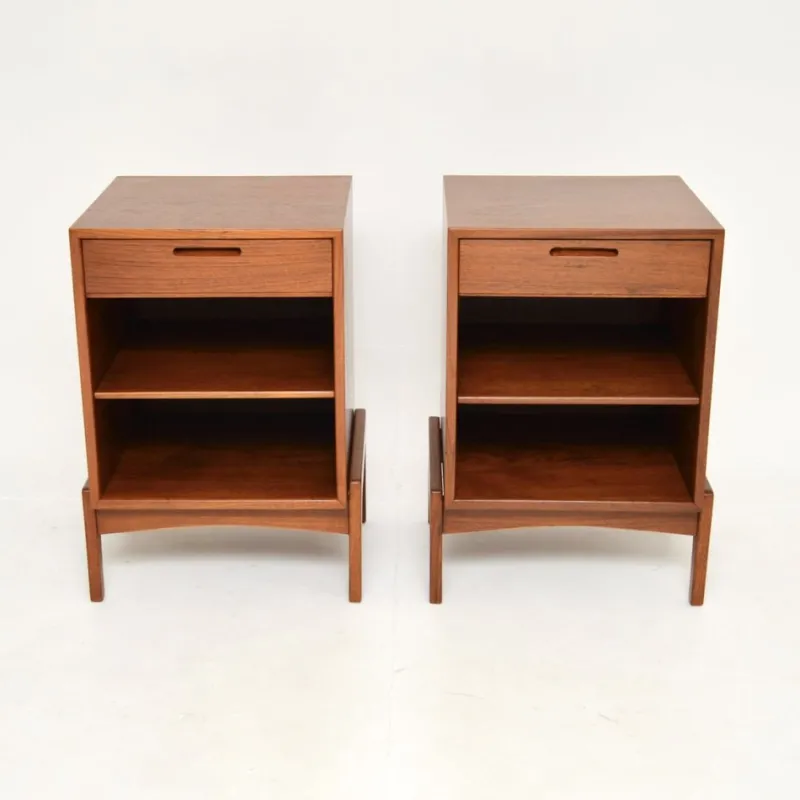 Clearance Pamono Vintage Danish Teak Nightstands by Ib Kofod Larsen, 1960, Set of 2