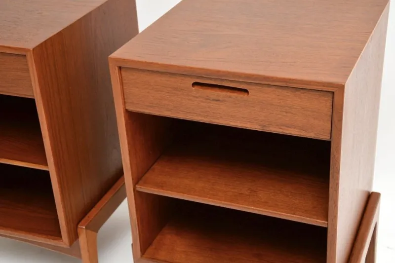 Clearance Pamono Vintage Danish Teak Nightstands by Ib Kofod Larsen, 1960, Set of 2