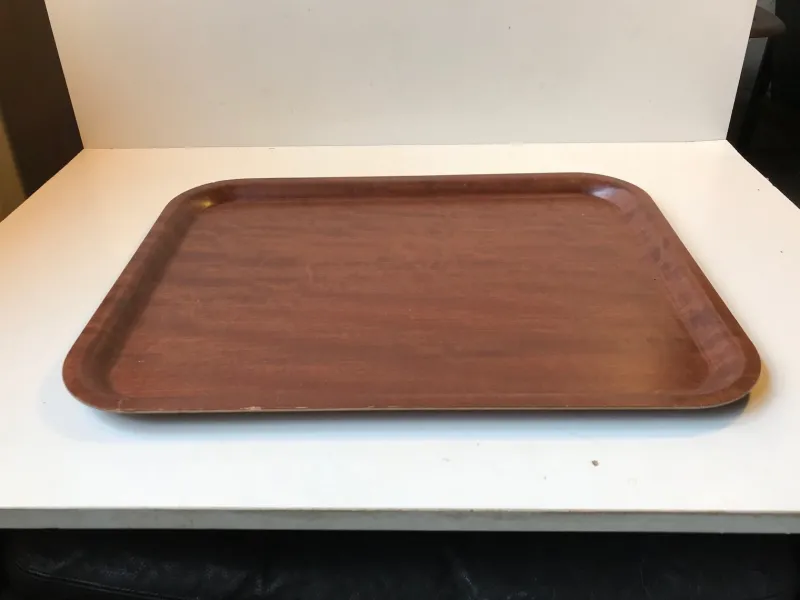 Pamono Vintage Danish Teak Serving Tray from Langva, 1960s> Trays