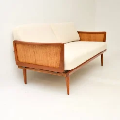 Sale Pamono Vintage Danish Teak Sofa Bed by Peter Hvidt and Orla Mølgaard-Nielsen for France & Søn / France & Daverkosen, 1950s