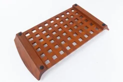 Clearance Pamono Vintage Danish Teak Tray with Glass Bowls from Jens Harald Quistgaard, 1960s, Set of 7