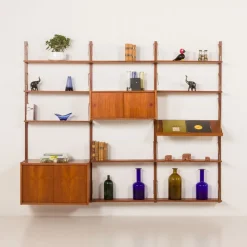 Pamono Vintage Danish Teak Wall Unit from PS System, 1960s> Shelves & Wall Units