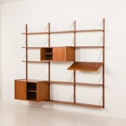Pamono Vintage Danish Teak Wall Unit from PS System, 1960s><noscript><img width=