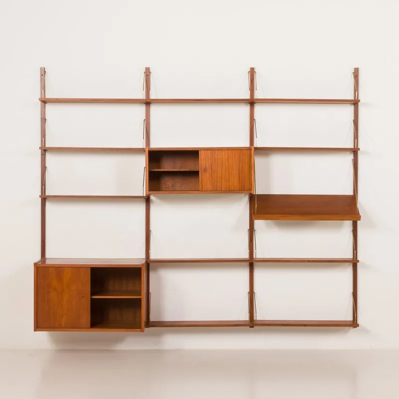 Pamono Vintage Danish Teak Wall Unit from PS System, 1960s> Shelves & Wall Units
