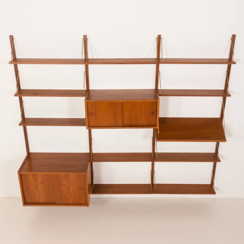 Pamono Vintage Danish Teak Wall Unit from PS System, 1960s> Shelves & Wall Units