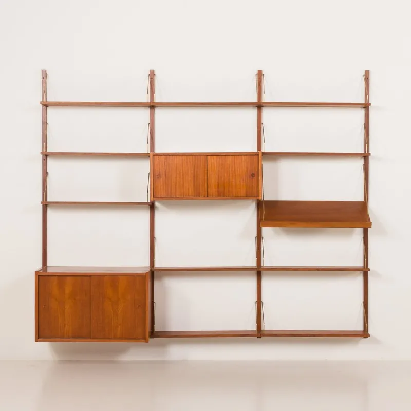 Pamono Vintage Danish Teak Wall Unit from PS System, 1960s> Shelves & Wall Units